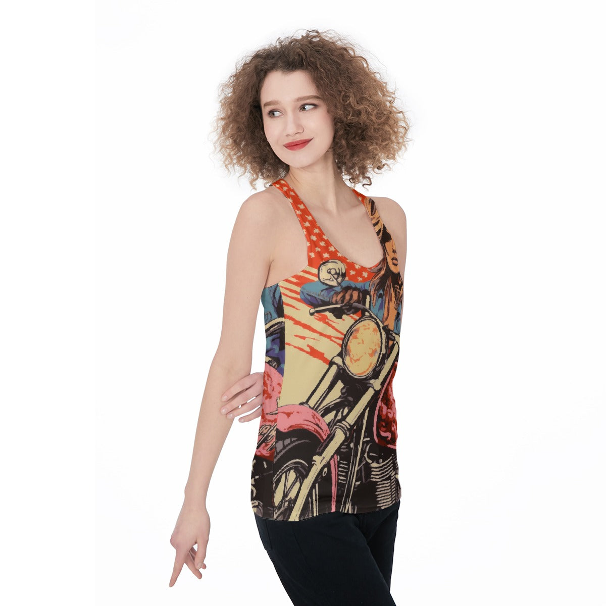 All-Over Print Women's Racerback Tank Top