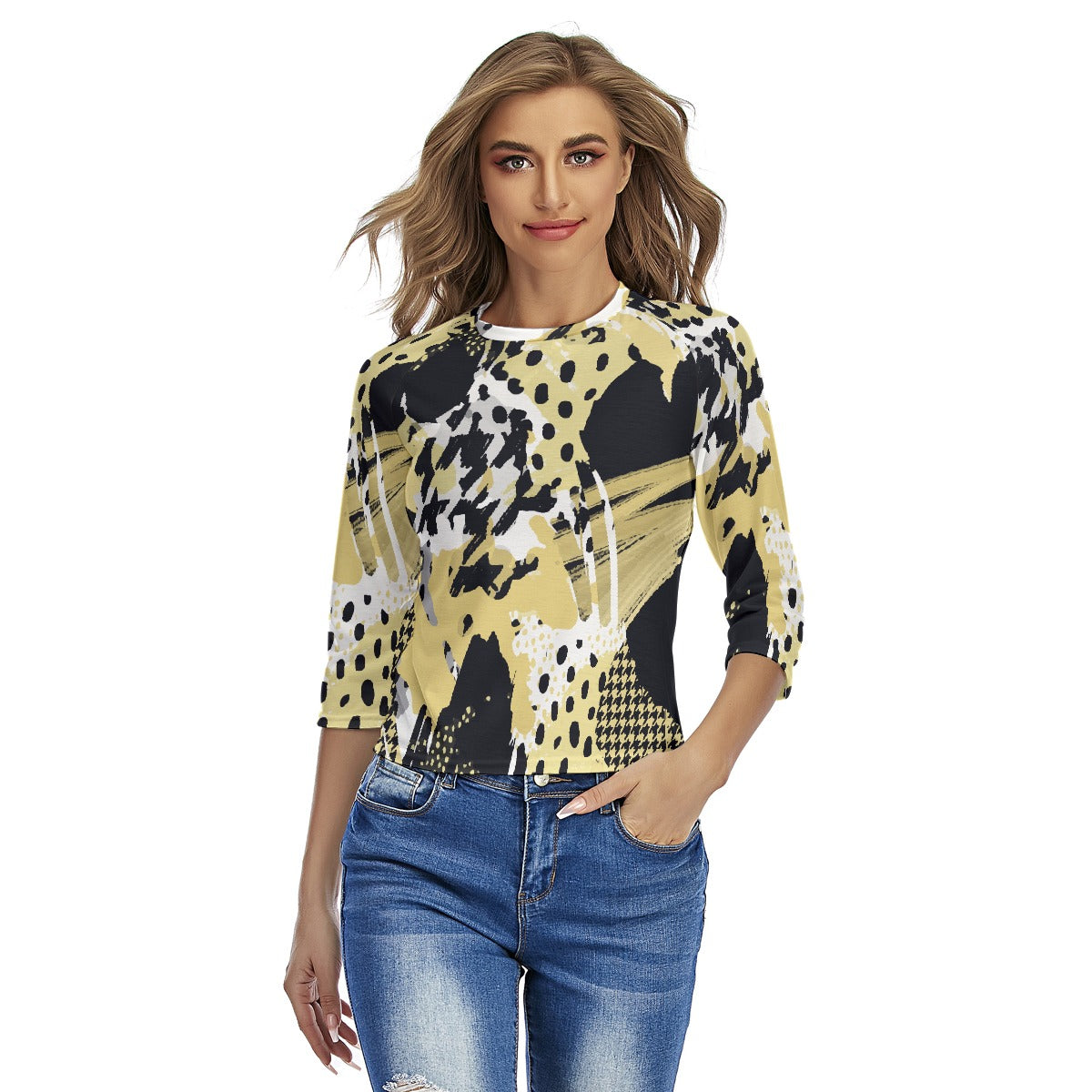 All-Over Print Women's Raglan Sleeves T-shirts