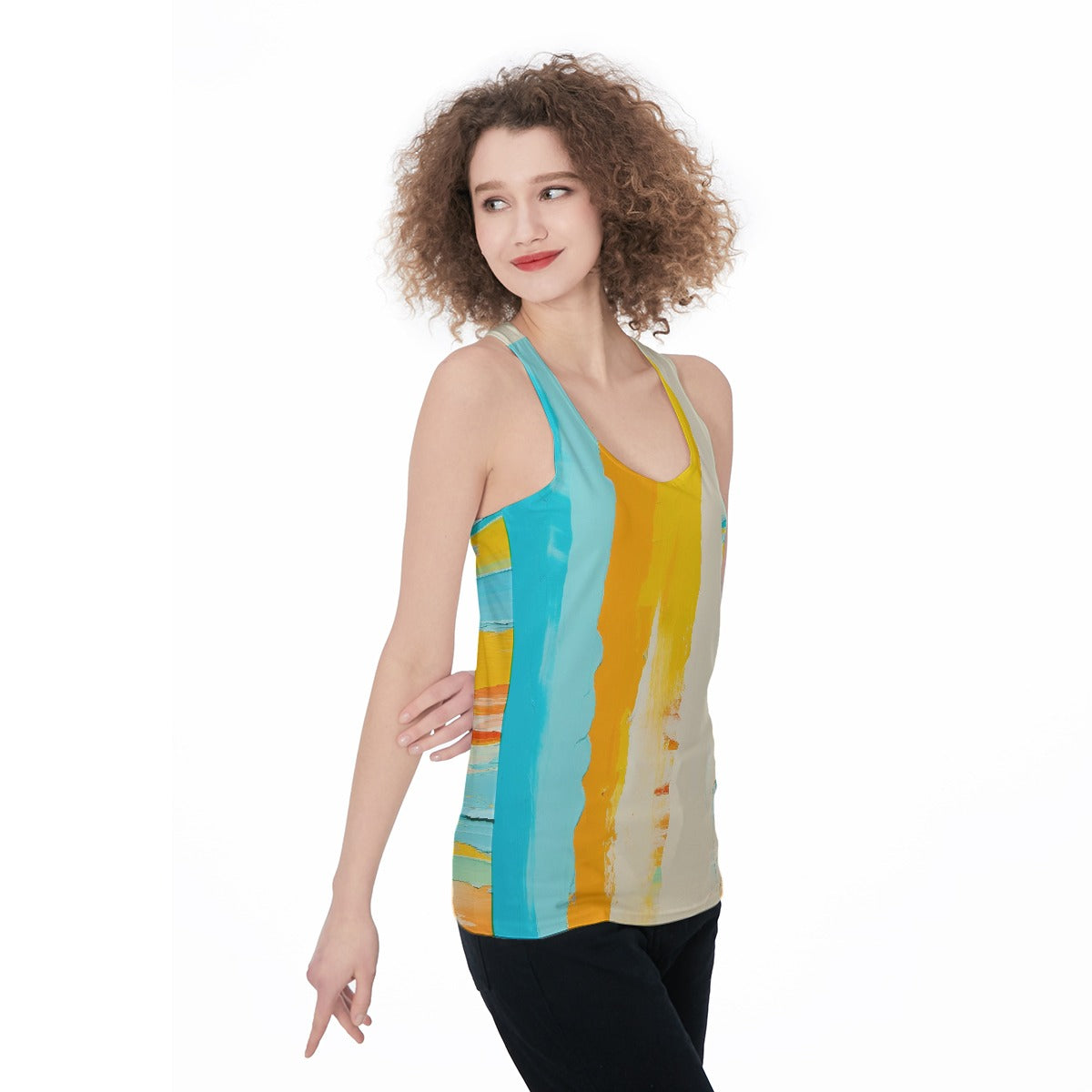 All-Over Print Women's Racerback Tank Top