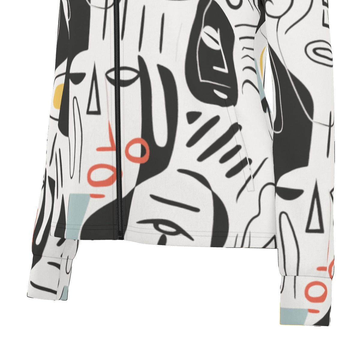 All-Over Print Women's Long Sleeve Thumbhole Jacket