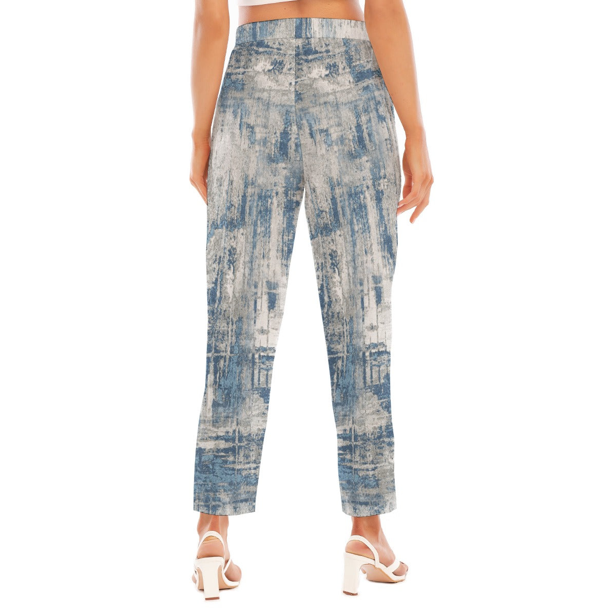 All-Over Print Women's Loose Straight-leg Pants