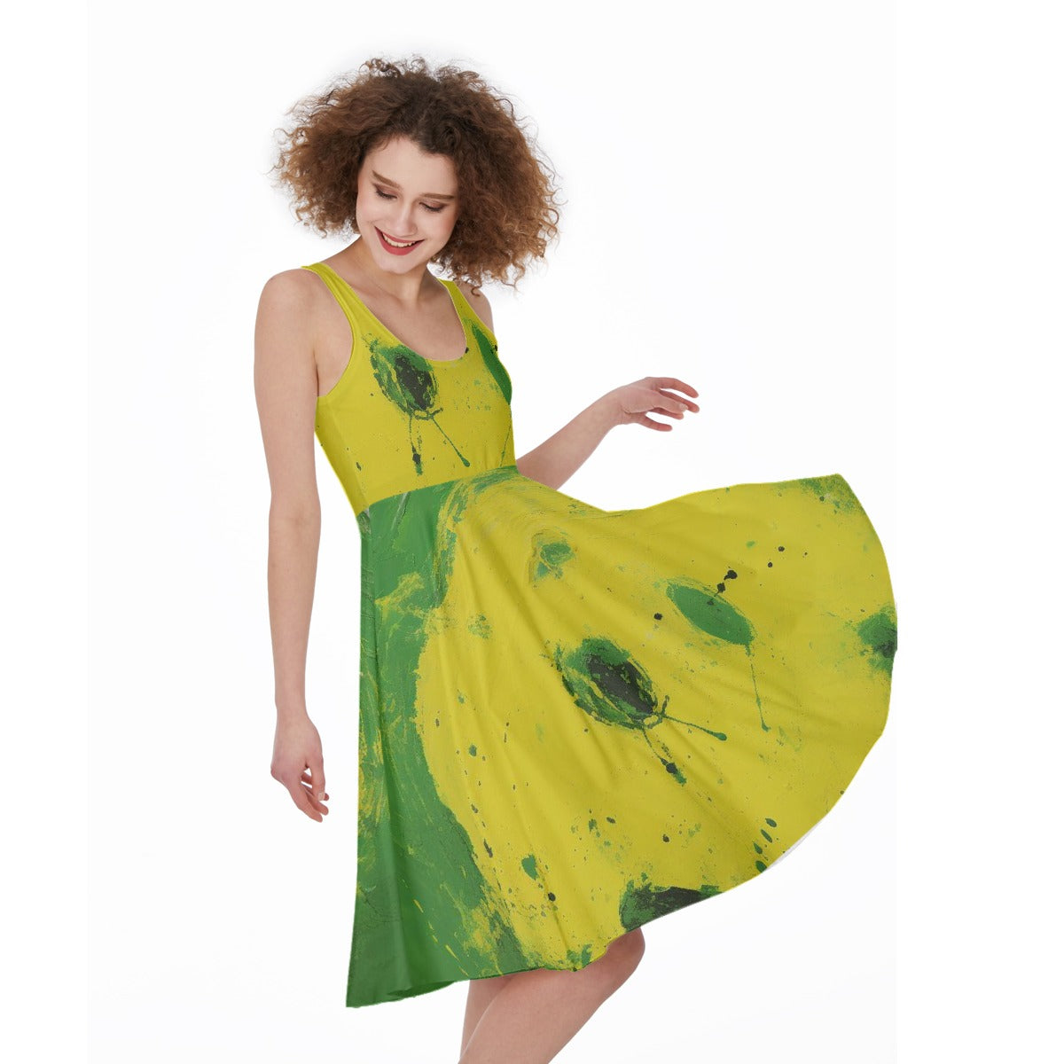All-Over Print Women's Sleeveless Dress