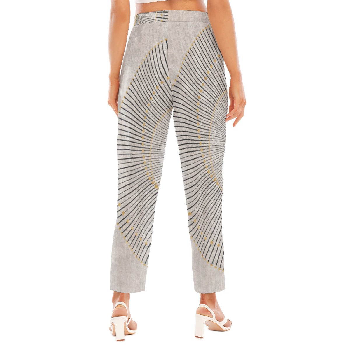 All-Over Print Women's Loose Straight-leg Pants