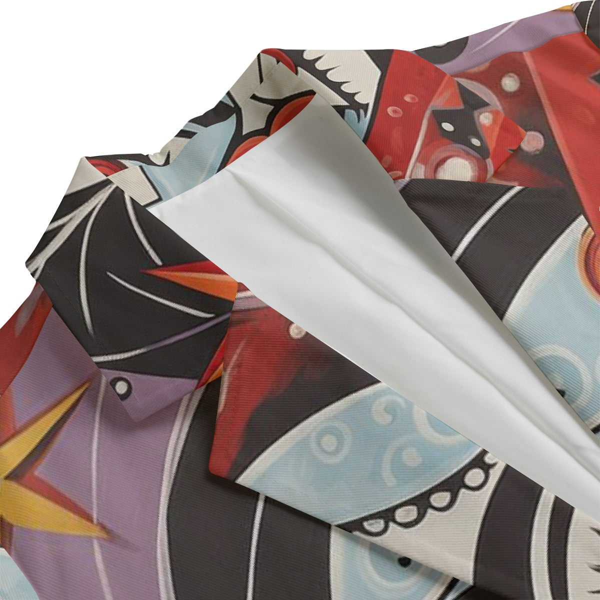 All-Over Print Women's Leisure Blazer