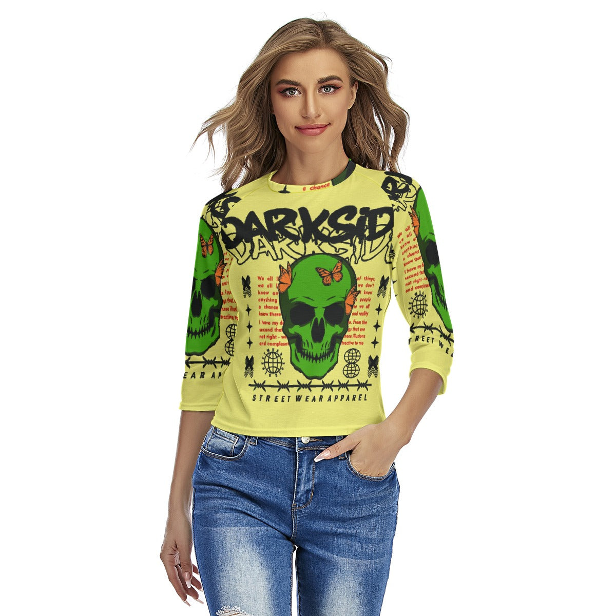 All-Over Print Women's Raglan Sleeves T-shirts