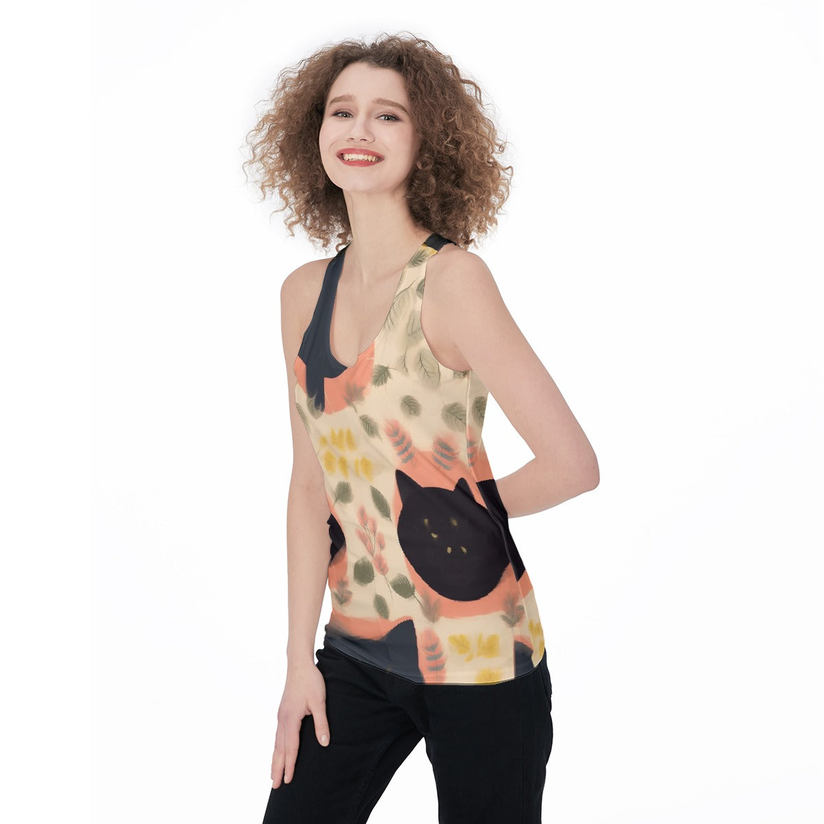 All-Over Print Women's Racerback Tank Top