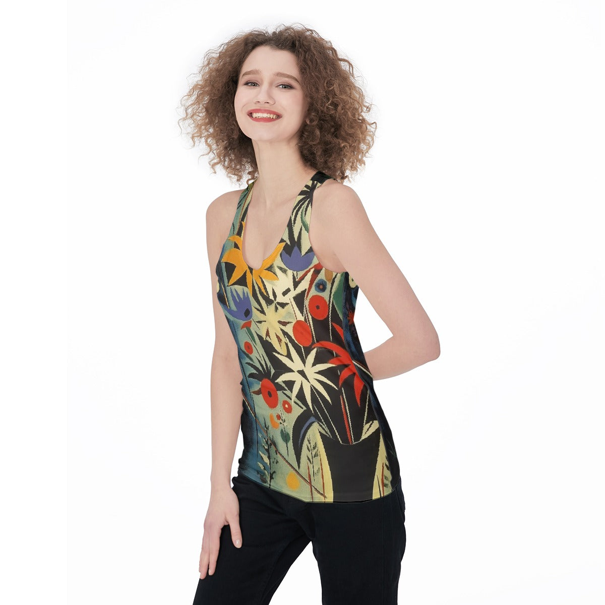 All-Over Print Women's Racerback Tank Top