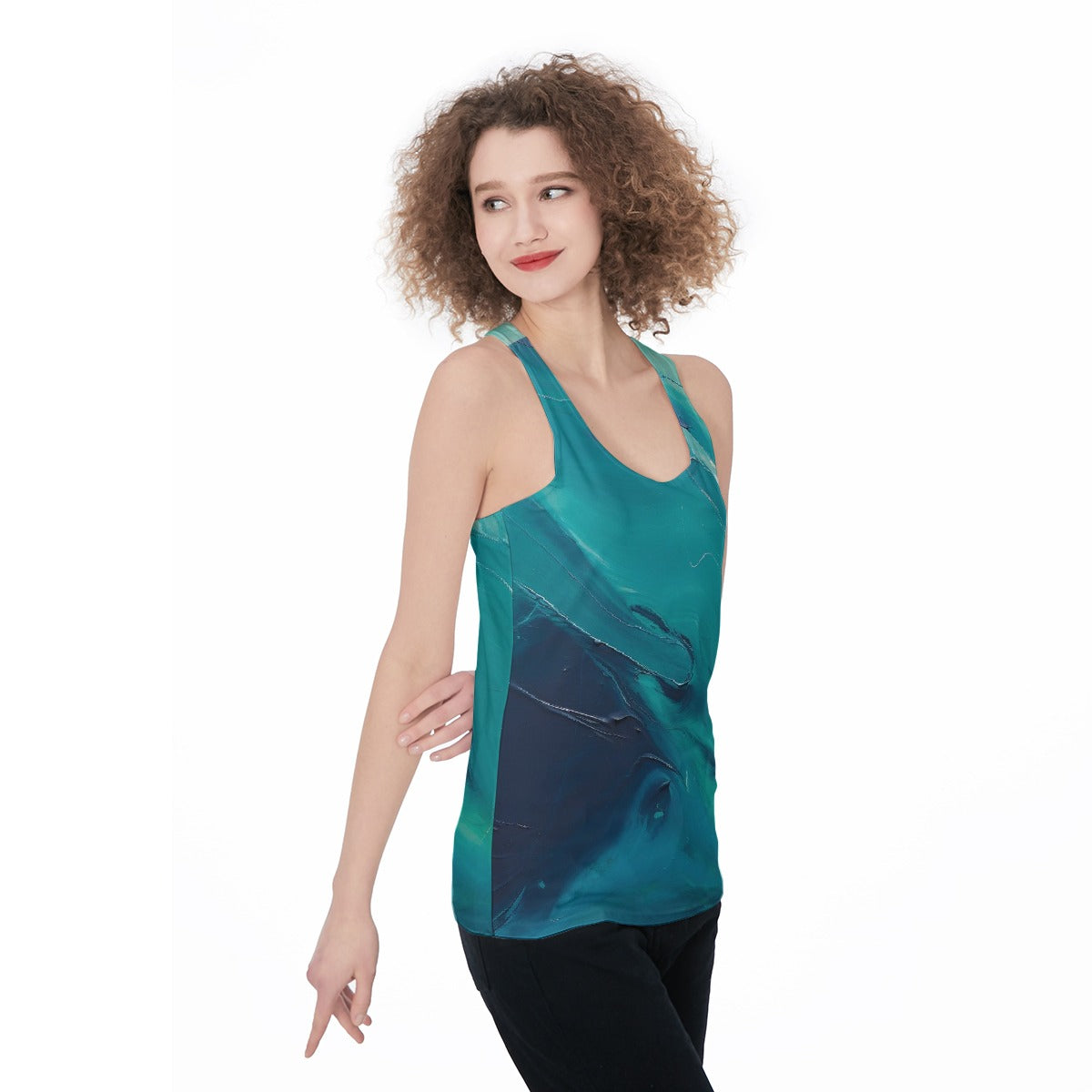 All-Over Print Women's Racerback Tank Top