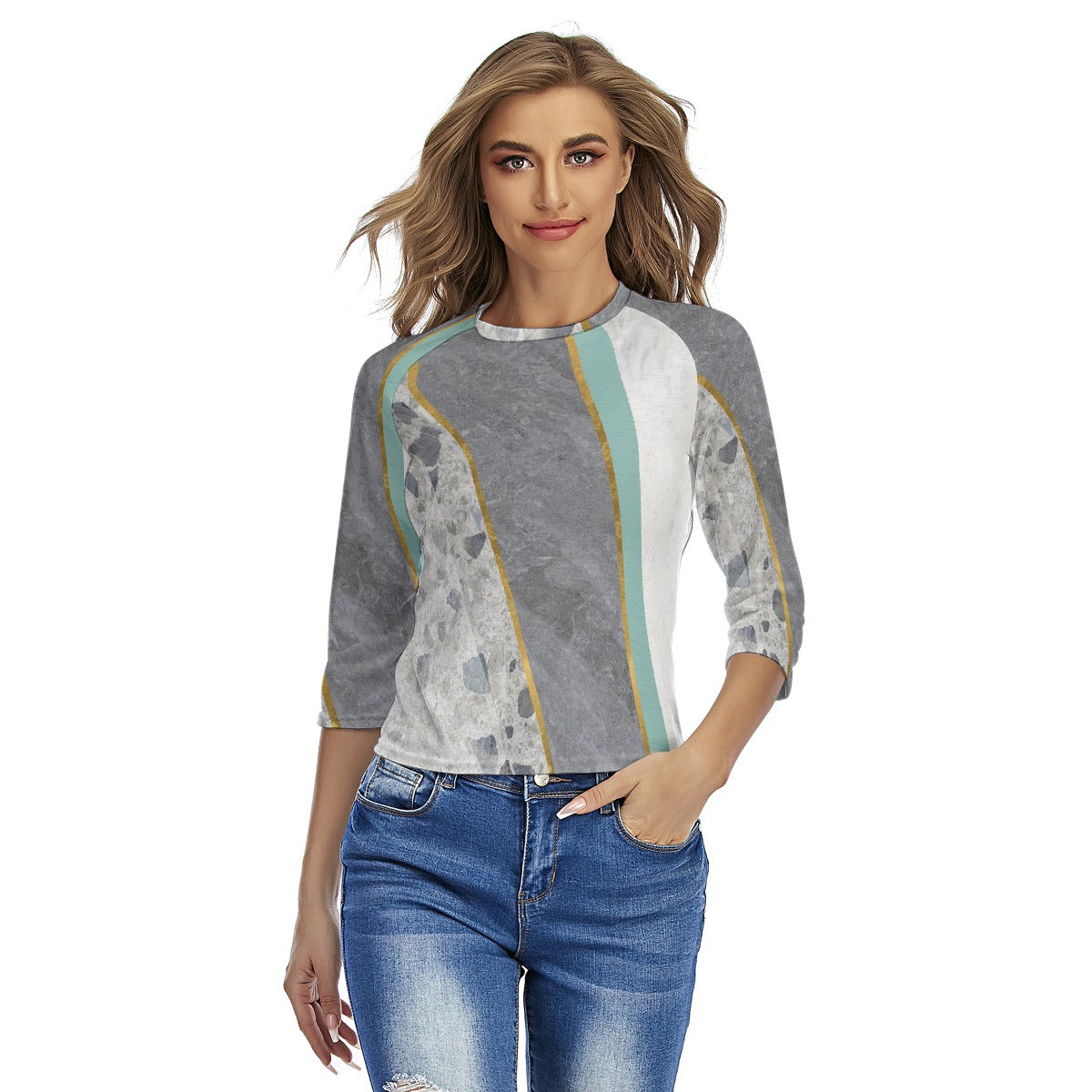 All-Over Print Women's Raglan Sleeves T-shirts