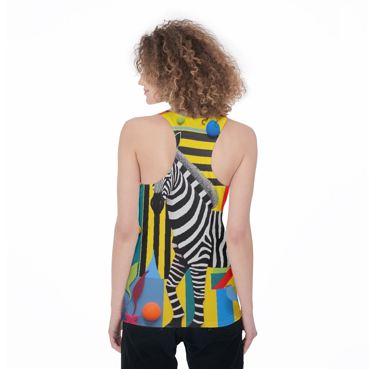 All-Over Print Women's Racerback Tank Top