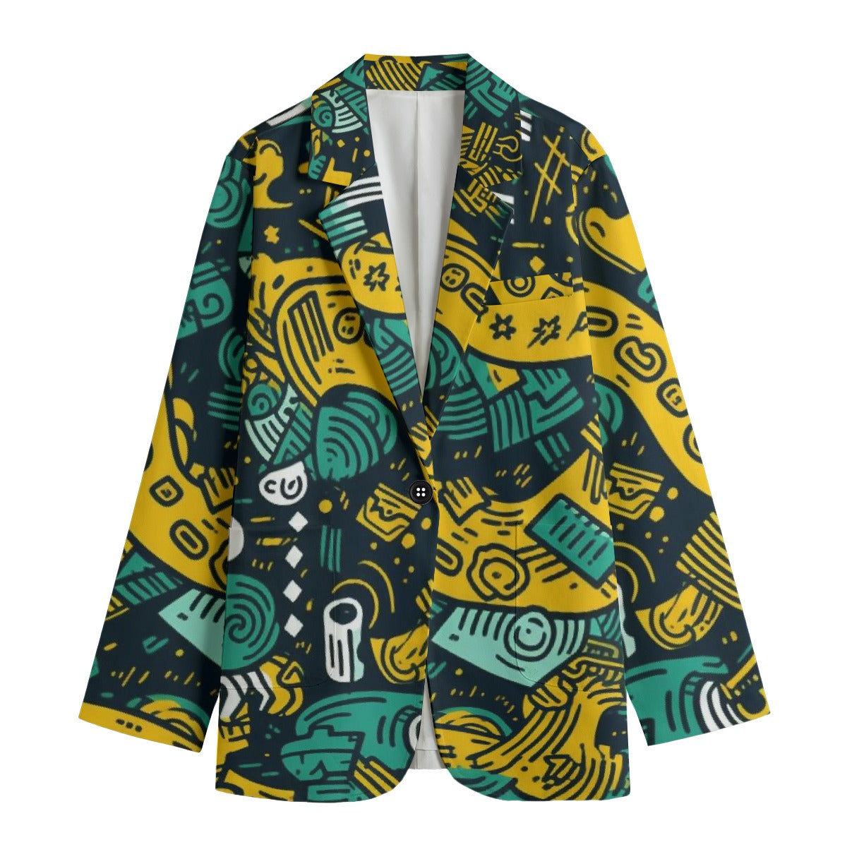 All-Over Print Women's Leisure Blazer