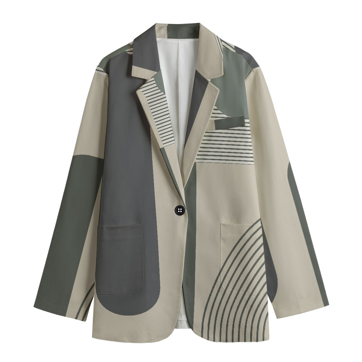 All-Over Print Women's Leisure Blazer