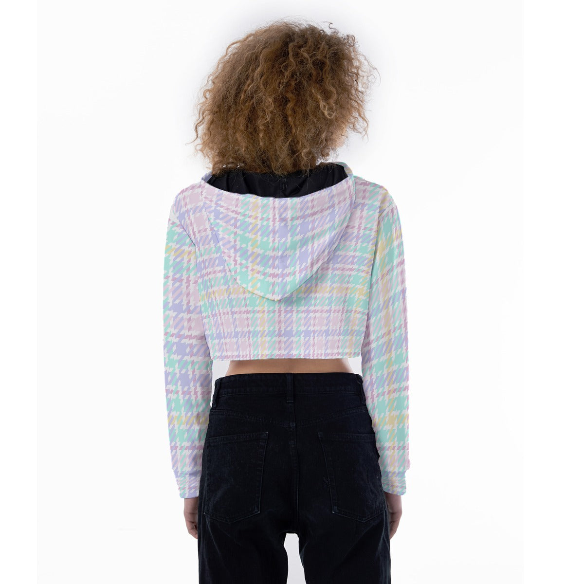 All-Over Print Women's Crop Top Hoodie