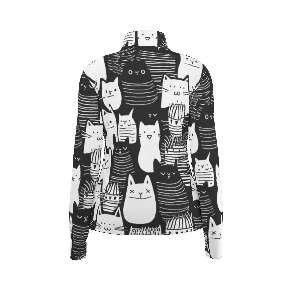 All-Over Print Women's Long Sleeve Thumbhole Jacket