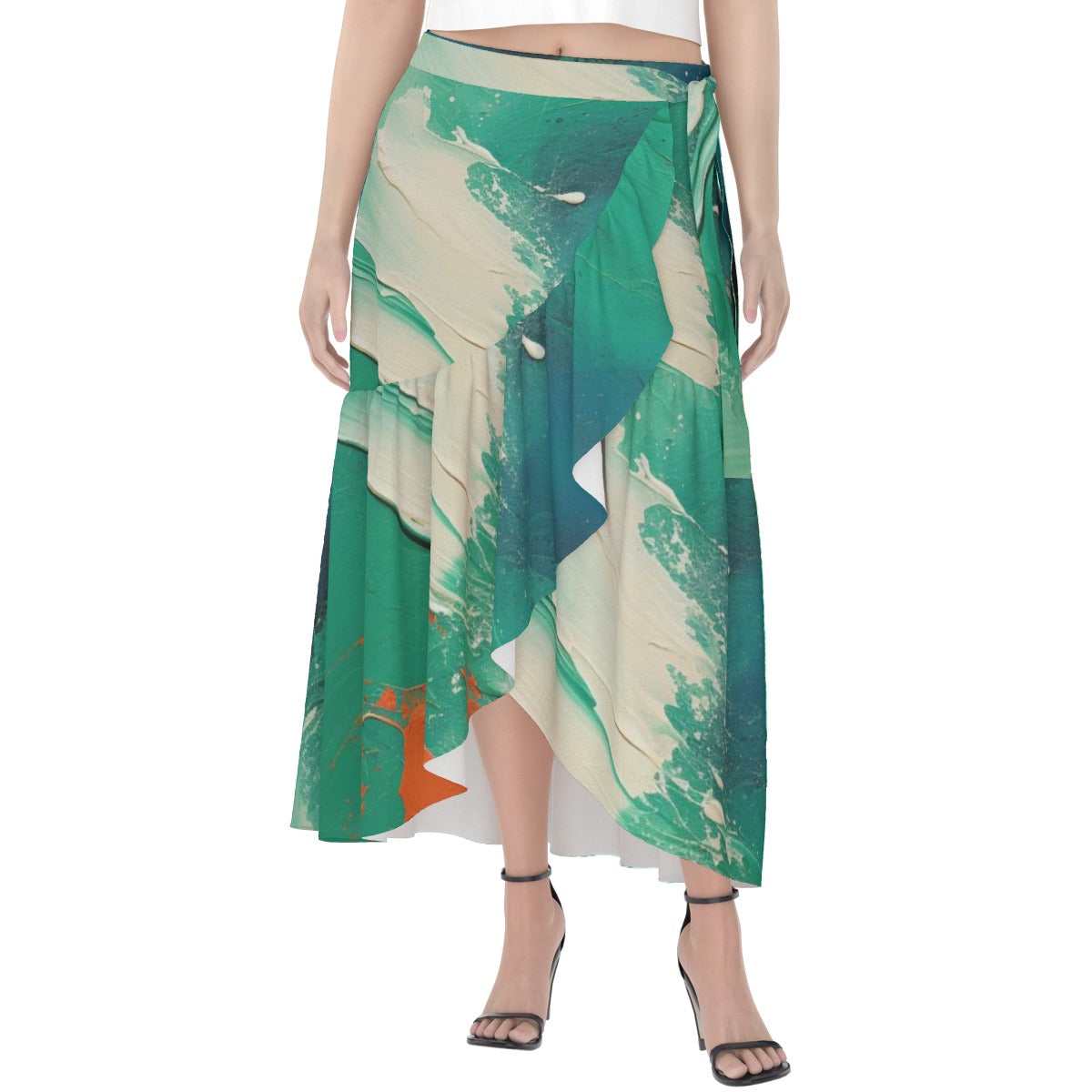 All-Over Print Women's Wrap Skirt