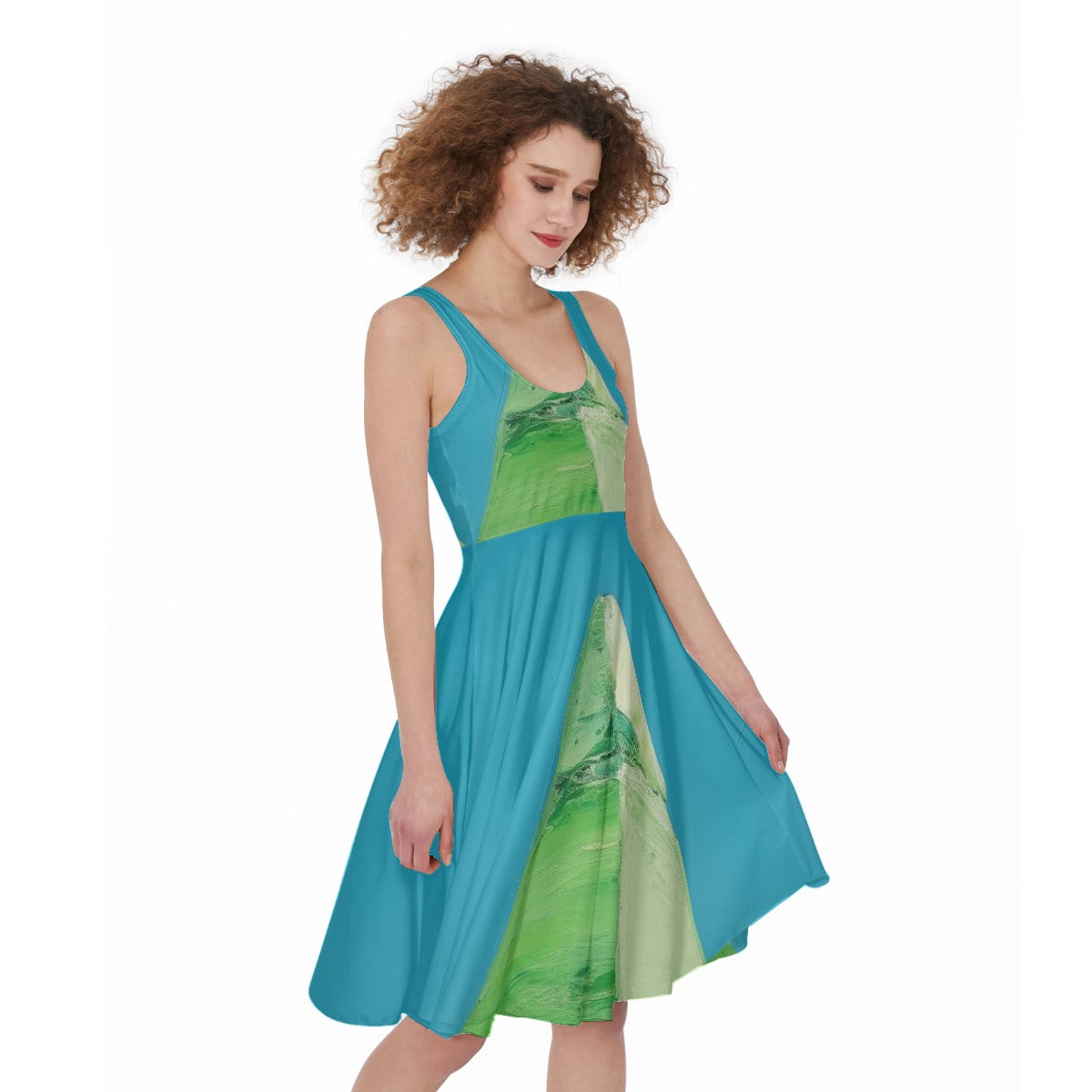 All-Over Print Women's Sleeveless Dress