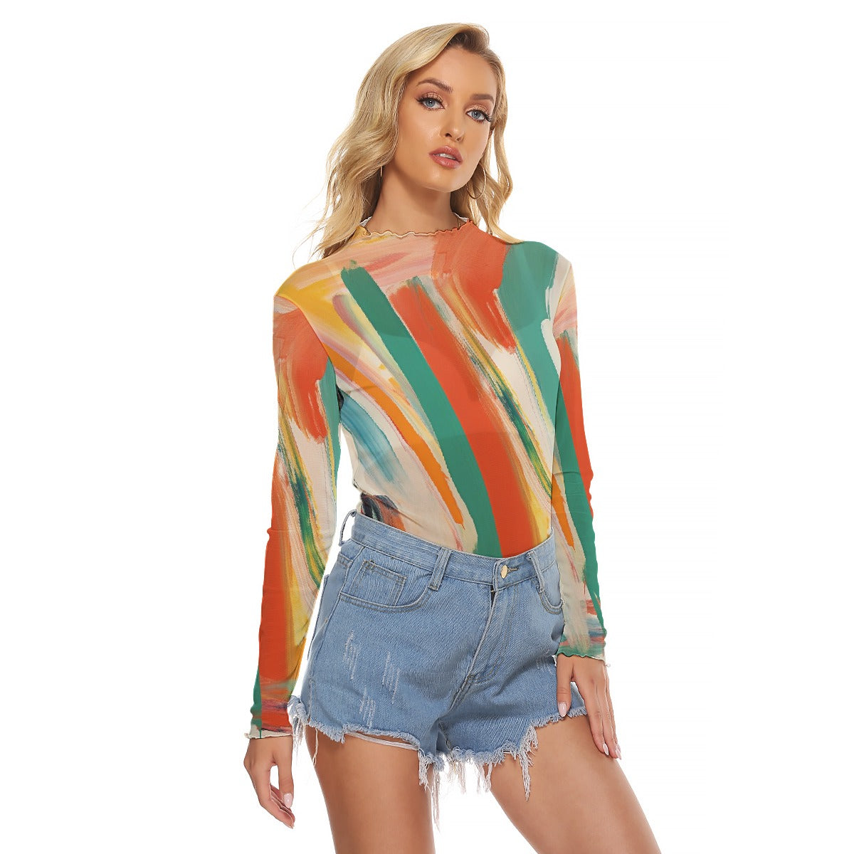 All-Over Print Women's Mesh T-shirt