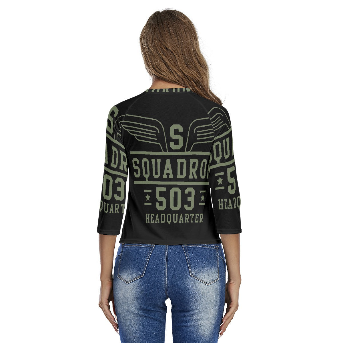 All-Over Print Women's Raglan Sleeves T-shirts