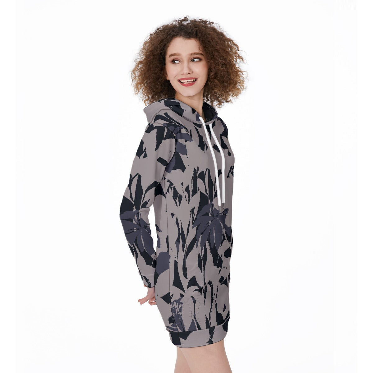 All-Over Print Women's Long Hoodie