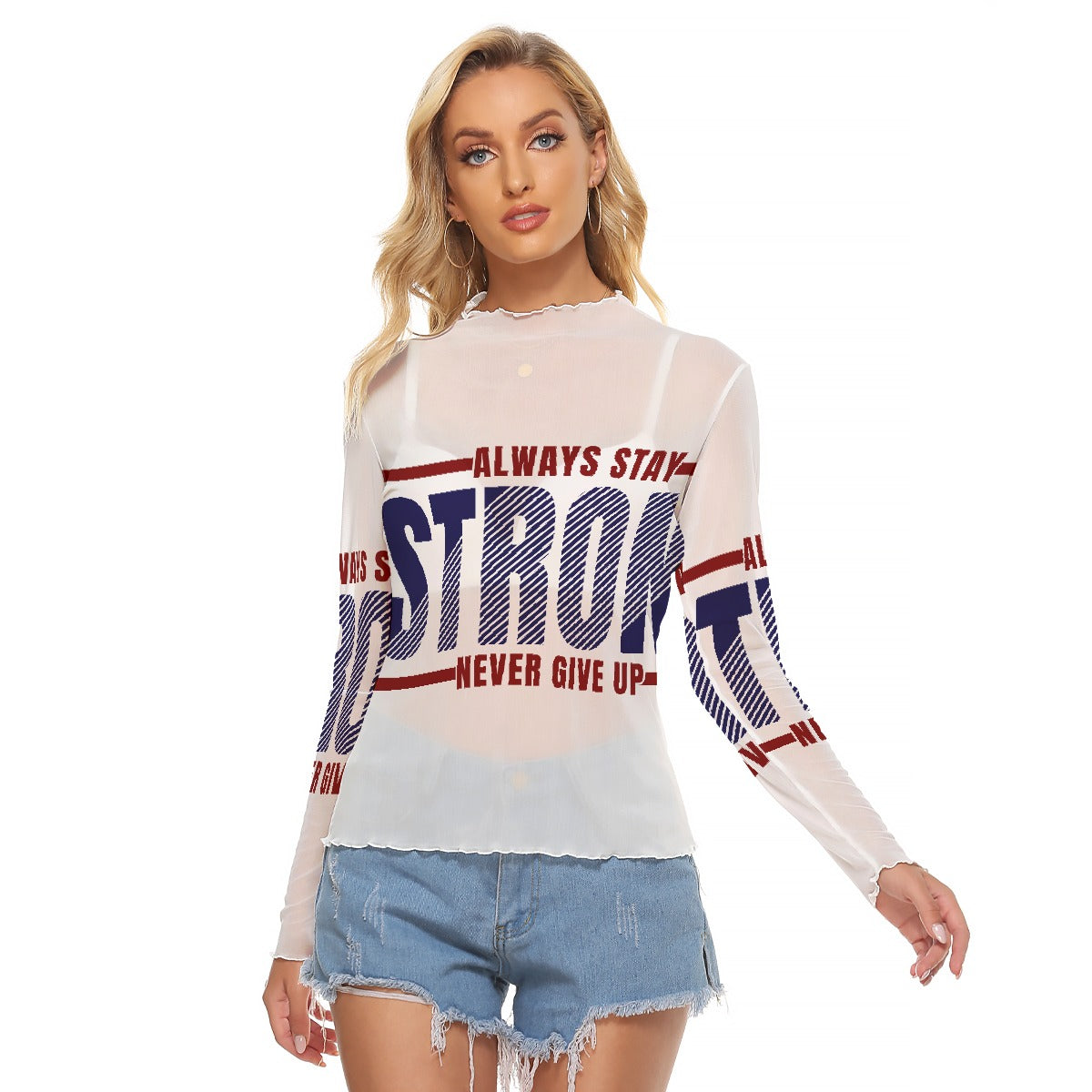 All-Over Print Women's Mesh T-shirt