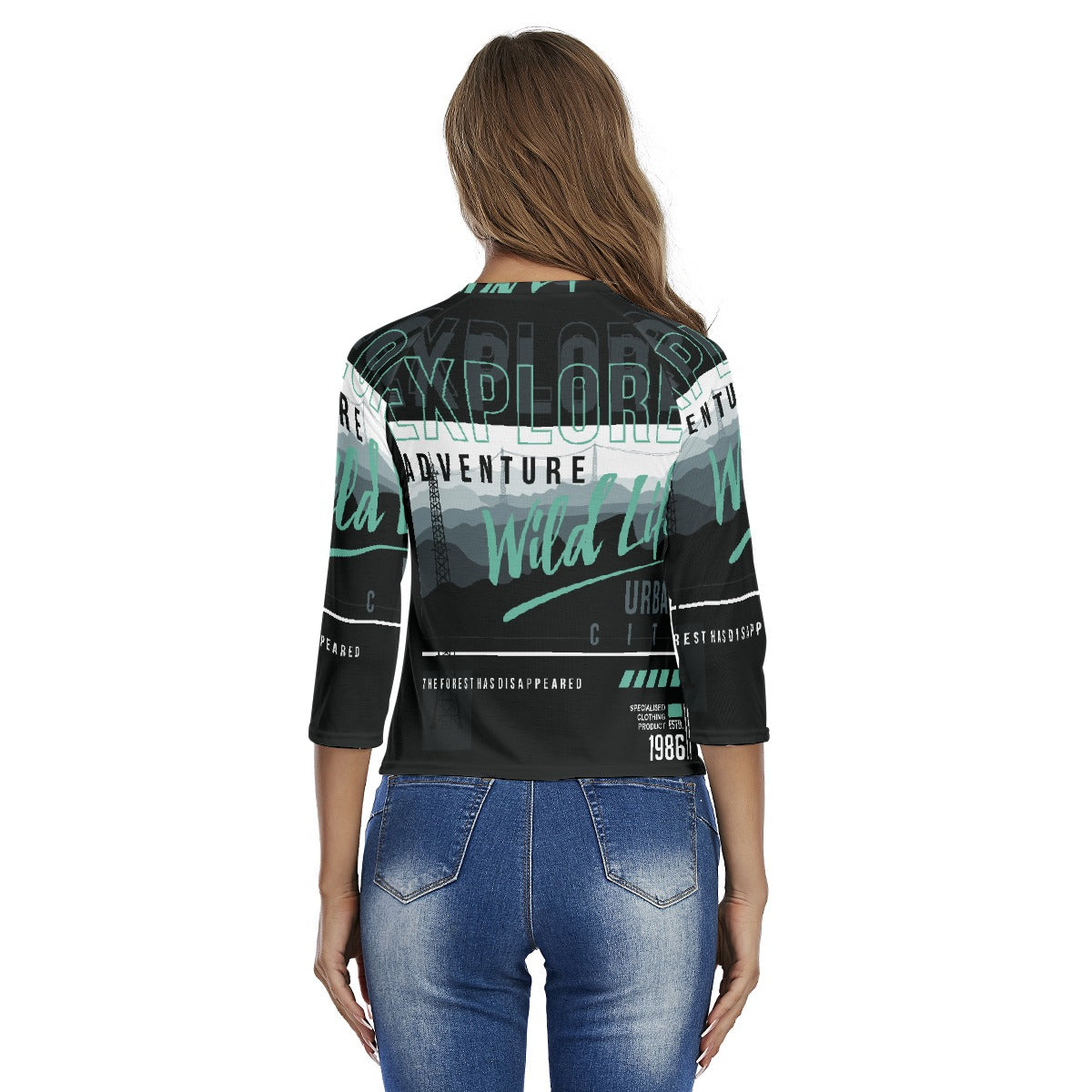 All-Over Print Women's Raglan Sleeves T-shirts