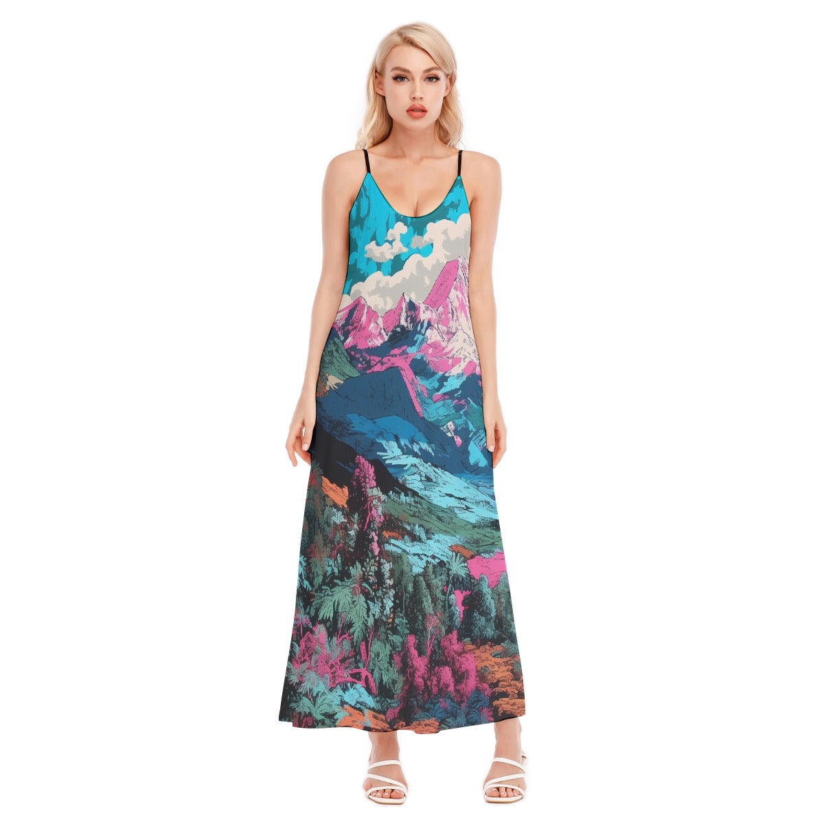 All-Over Print Women's Sling Dress