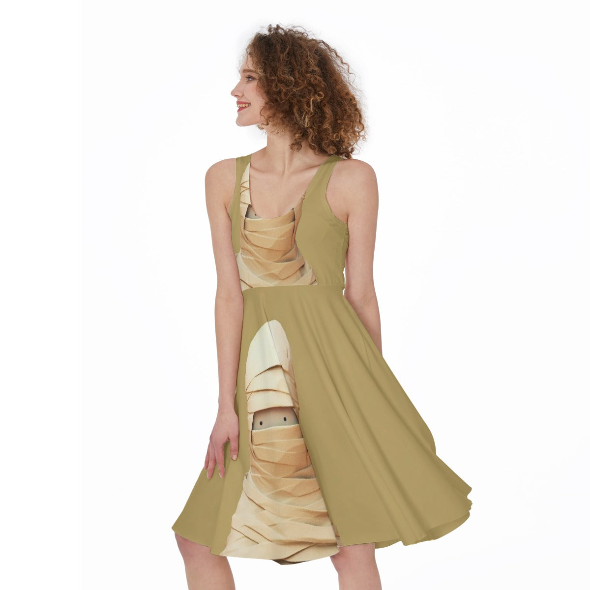 All-Over Print Women's Sleeveless Dress