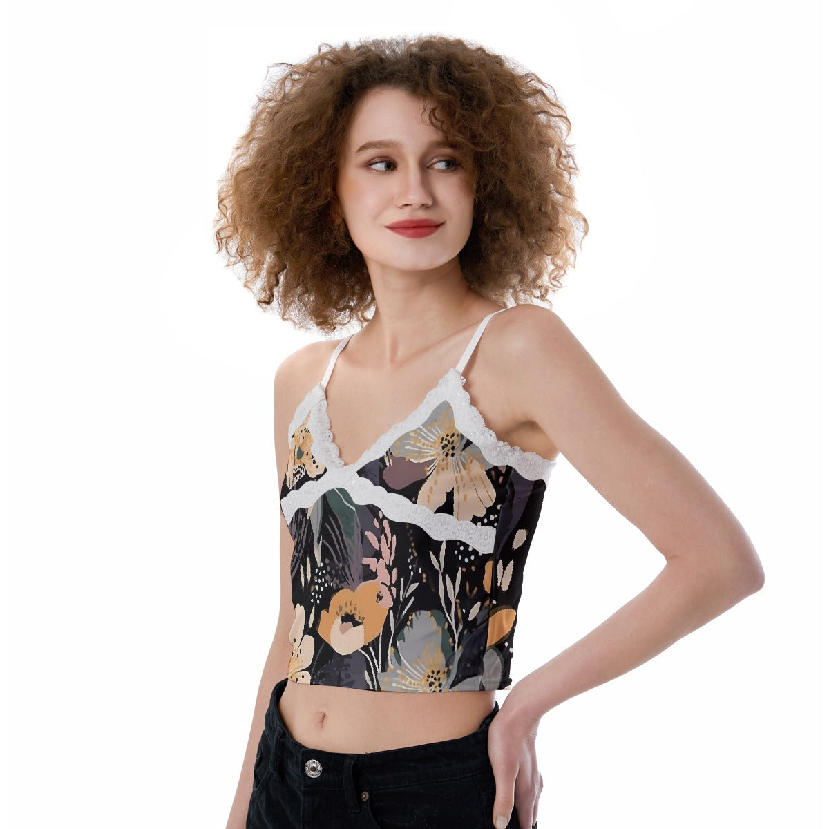 All-Over Print Women's Lace Camisole