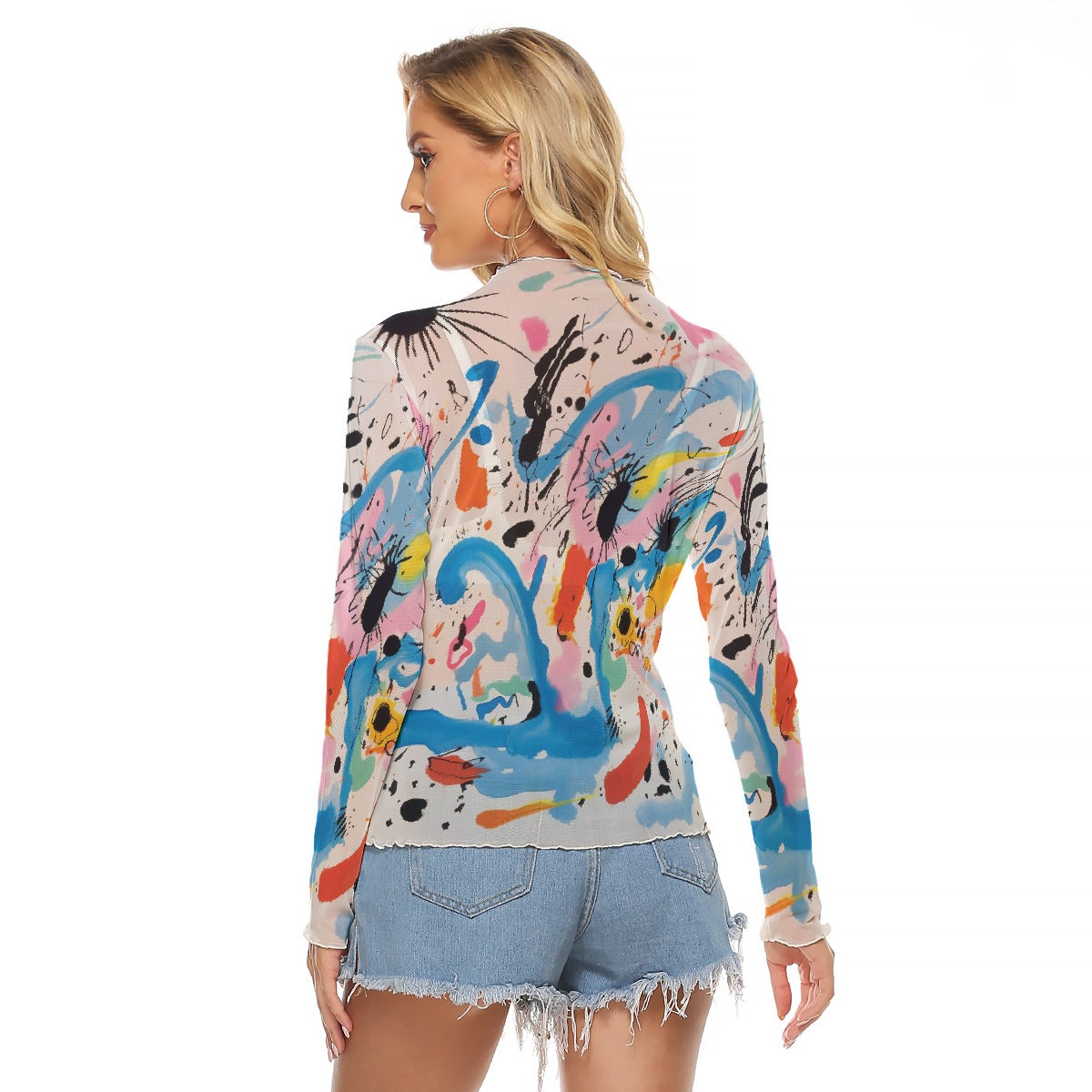 All-Over Print Women's Mesh T-shirt