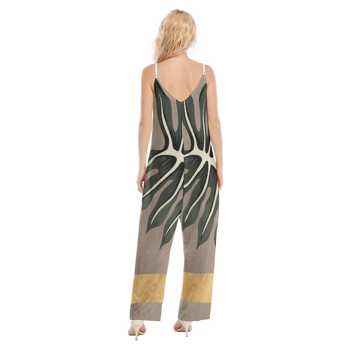 All-Over Print Women's Loose Cami Jumpsuit