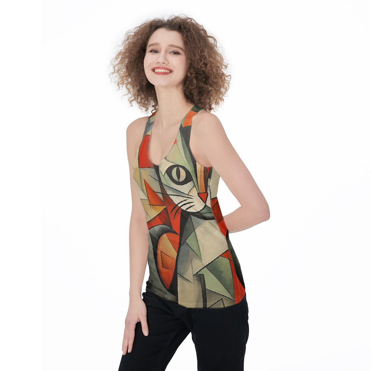 All-Over Print Women's Racerback Tank Top