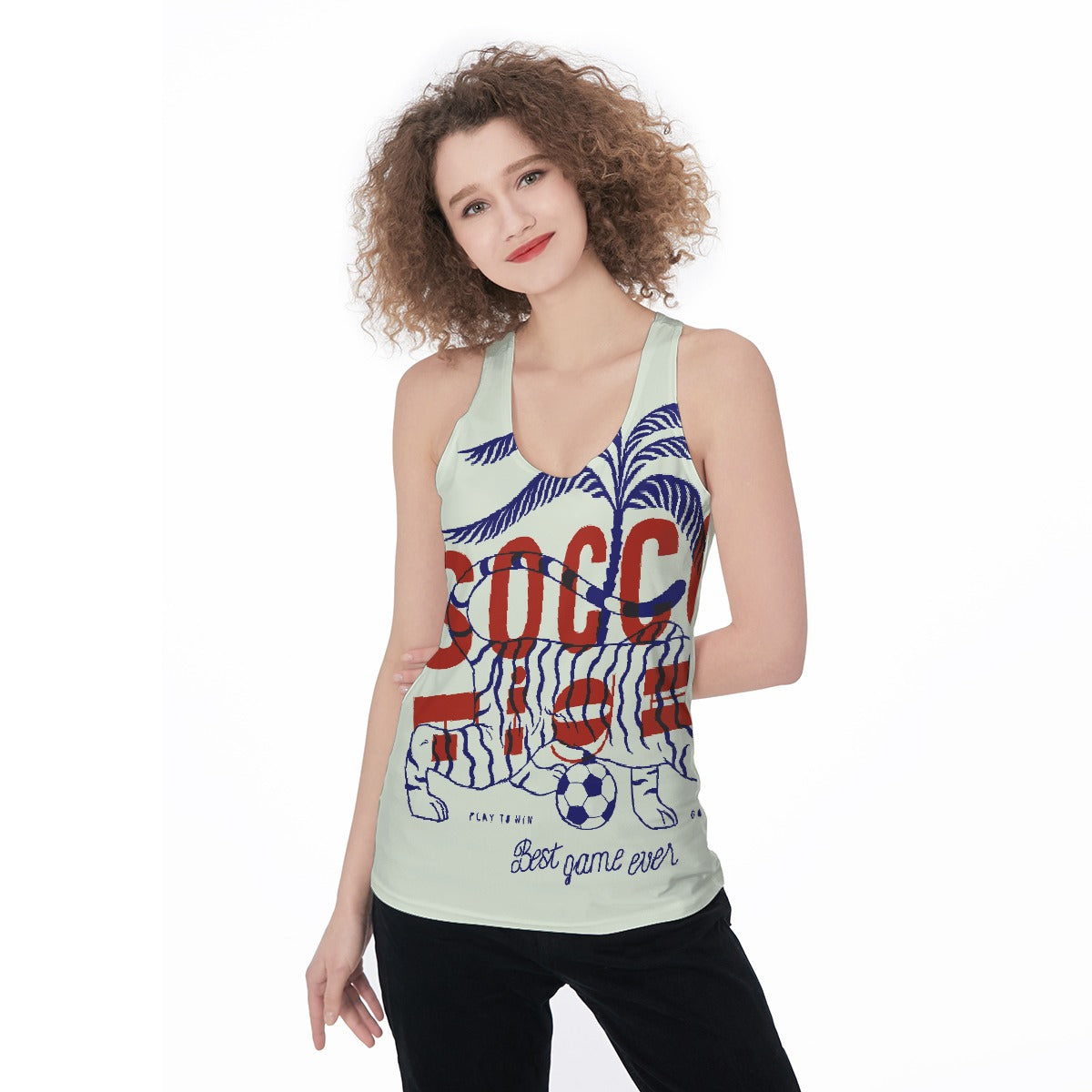 All-Over Print Women's Racerback Tank Top