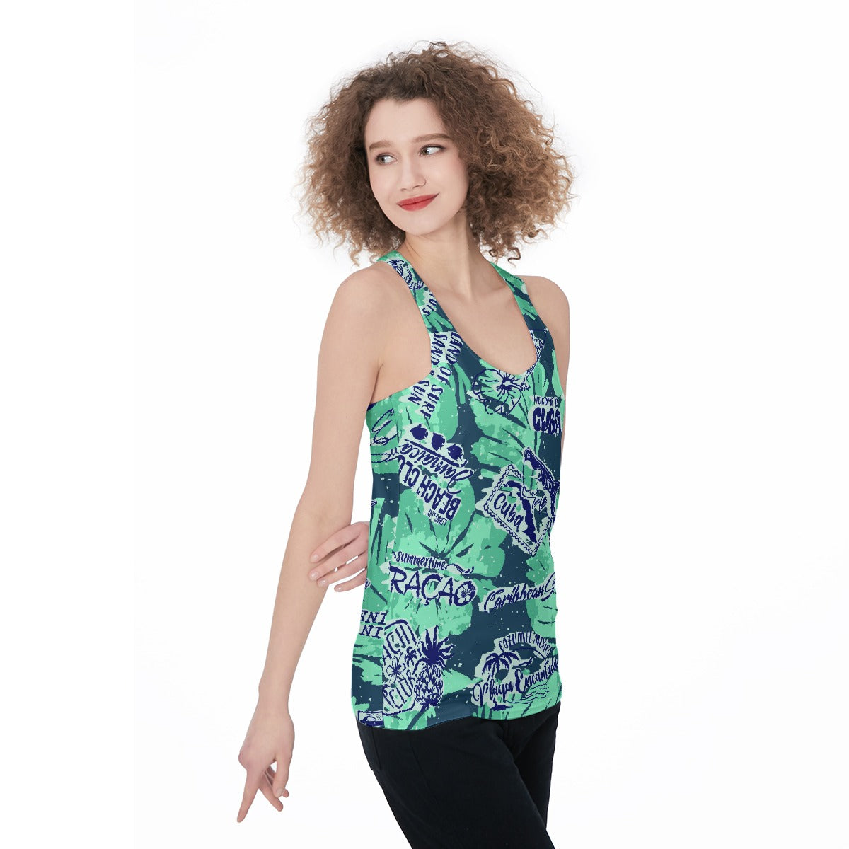 All-Over Print Women's Racerback Tank Top