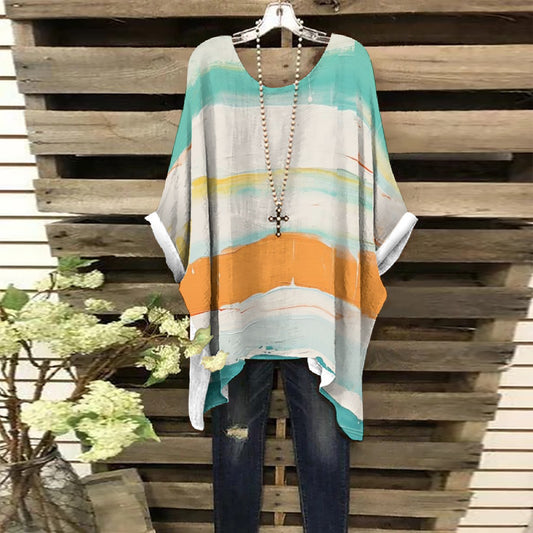 All-Over Print Women's Bat Sleeve Shirt