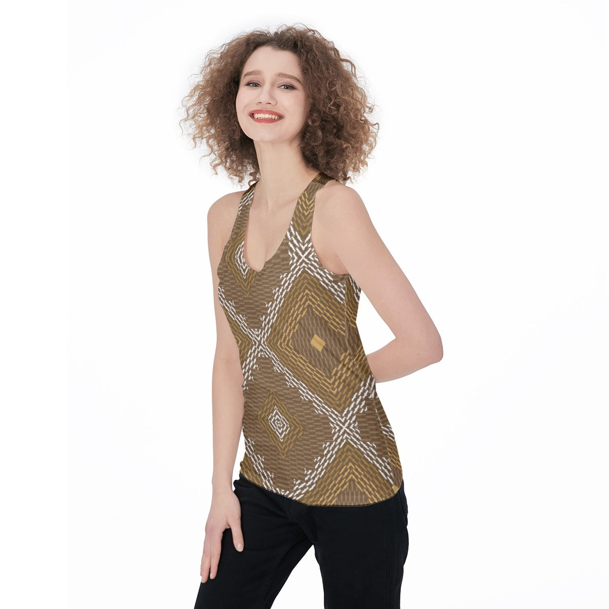 All-Over Print Women's Racerback Tank Top