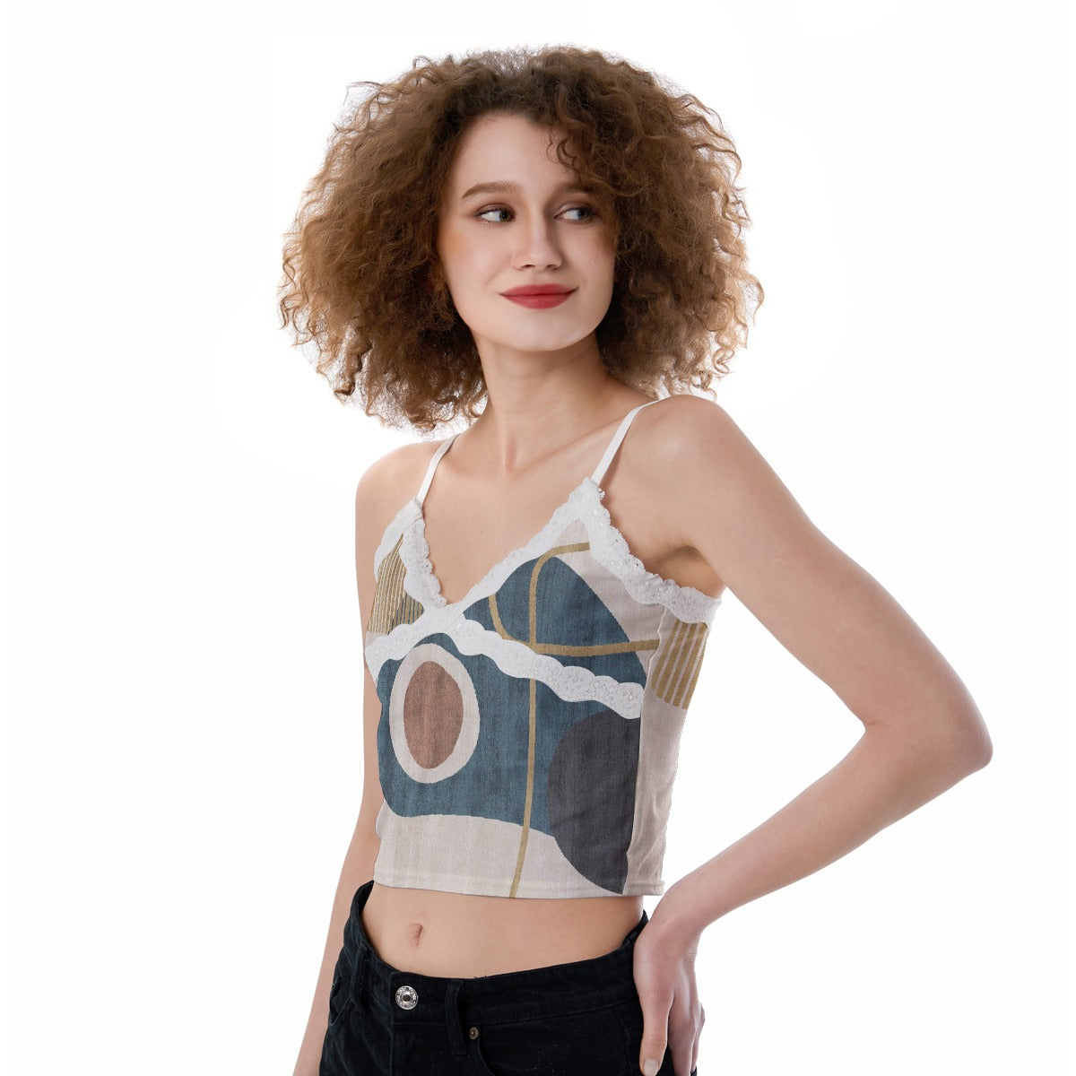 All-Over Print Women's Lace Camisole