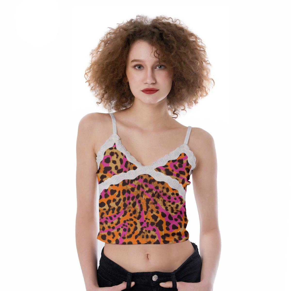 All-Over Print Women's Lace Camisole
