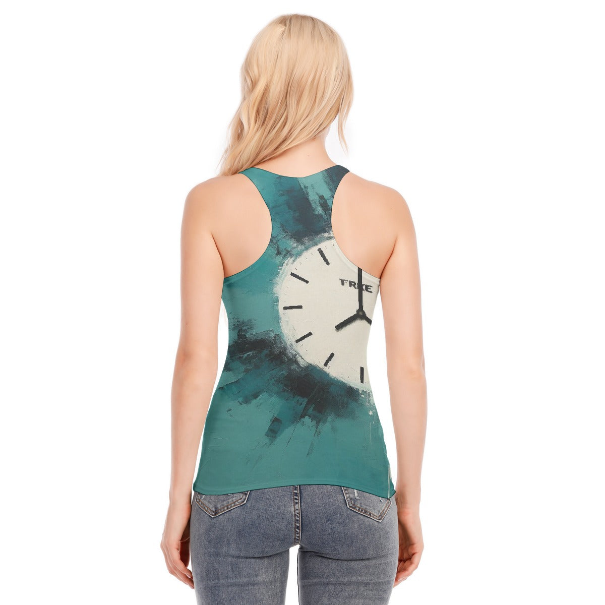 All-Over Print Women's Racer Vest | 190GSM Cotton