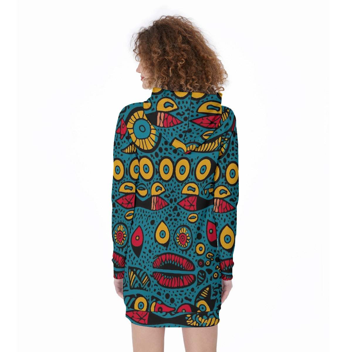 All-Over Print Women's Long Hoodie