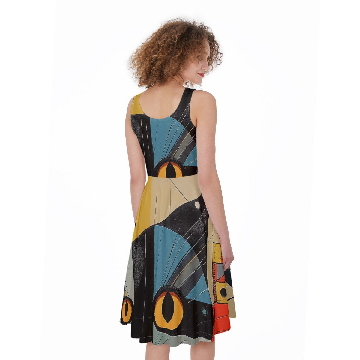 All-Over Print Women's Sleeveless Dress