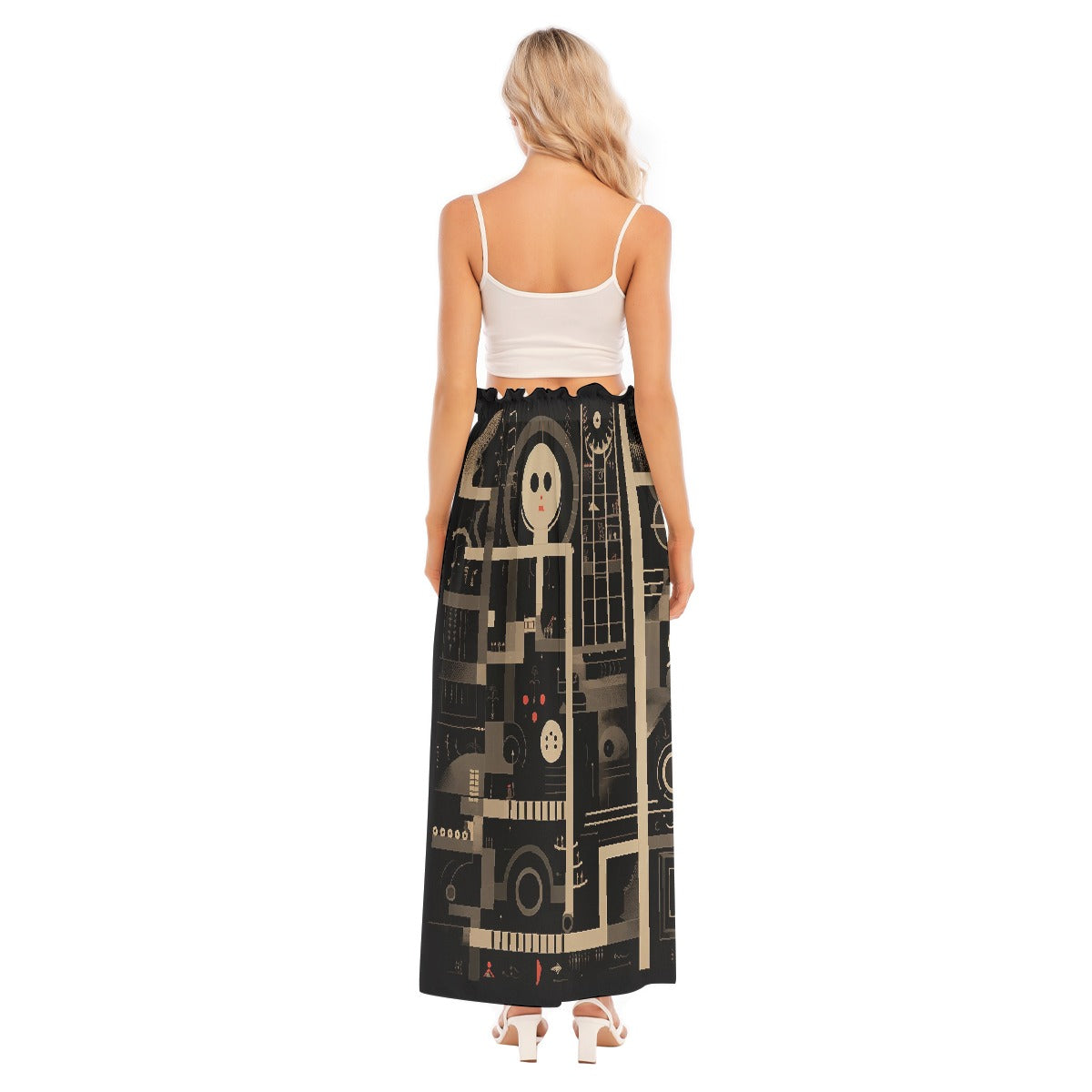 All-Over Print Women's Side Split Skirt