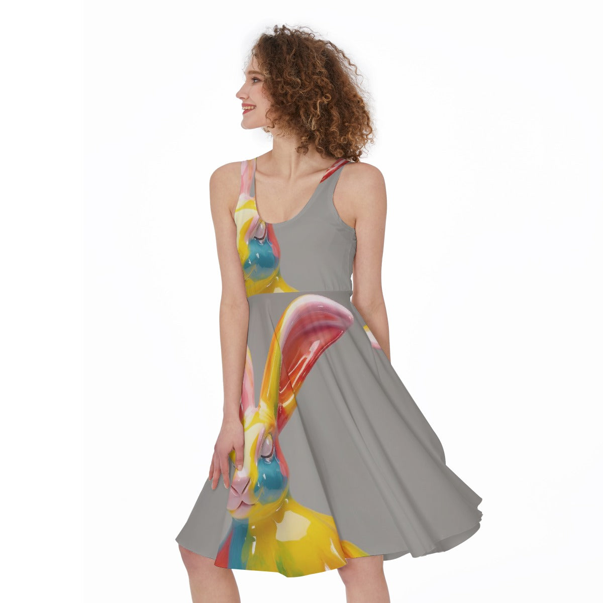 All-Over Print Women's Sleeveless Dress
