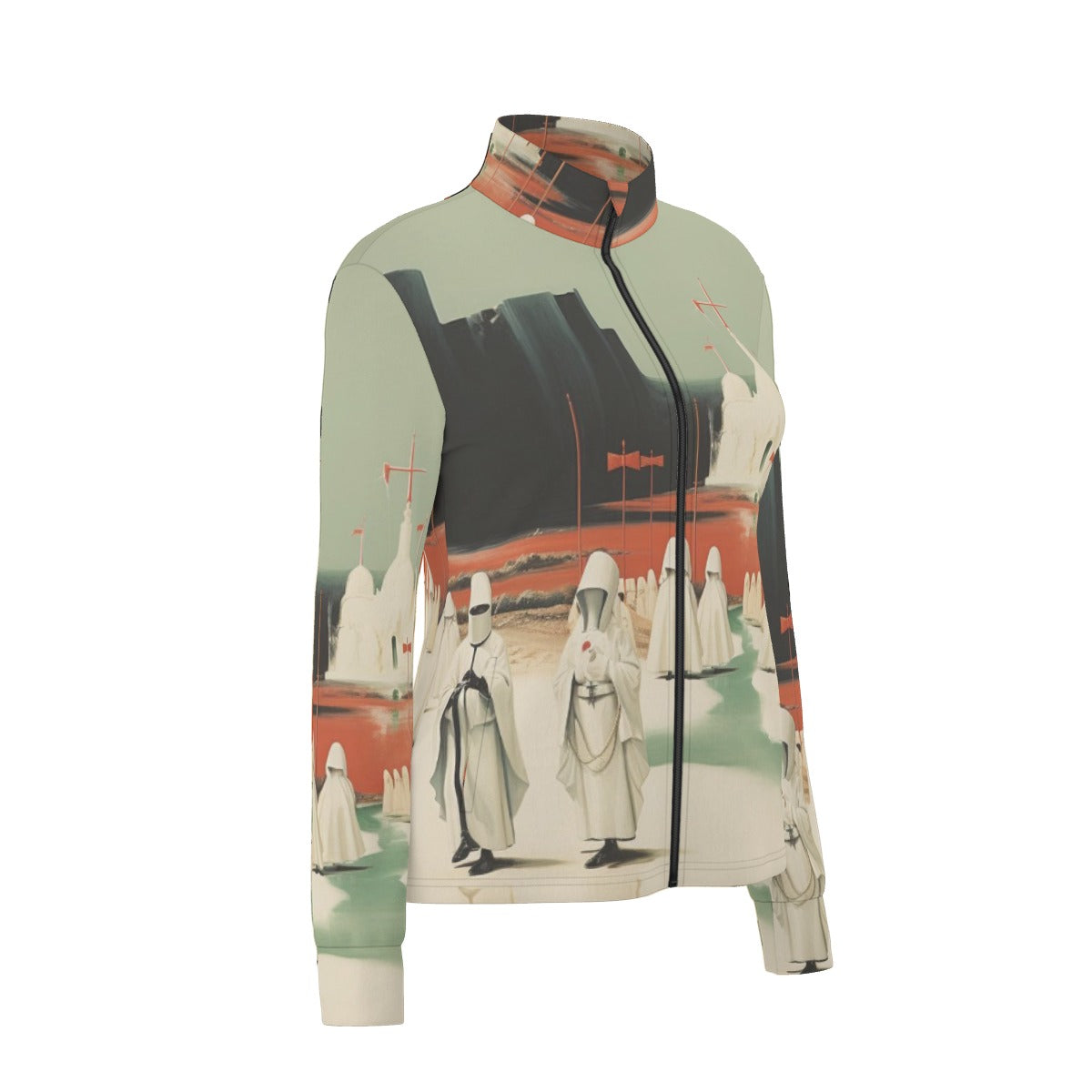 All-Over Print Women's Long Sleeve Thumbhole Jacket