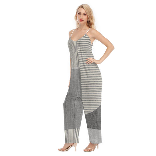 All-Over Print Women's Loose Cami Jumpsuit