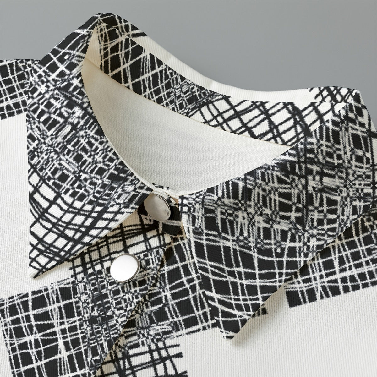 All-Over Print Women's Cropped Jacket | 245GSM Cotton