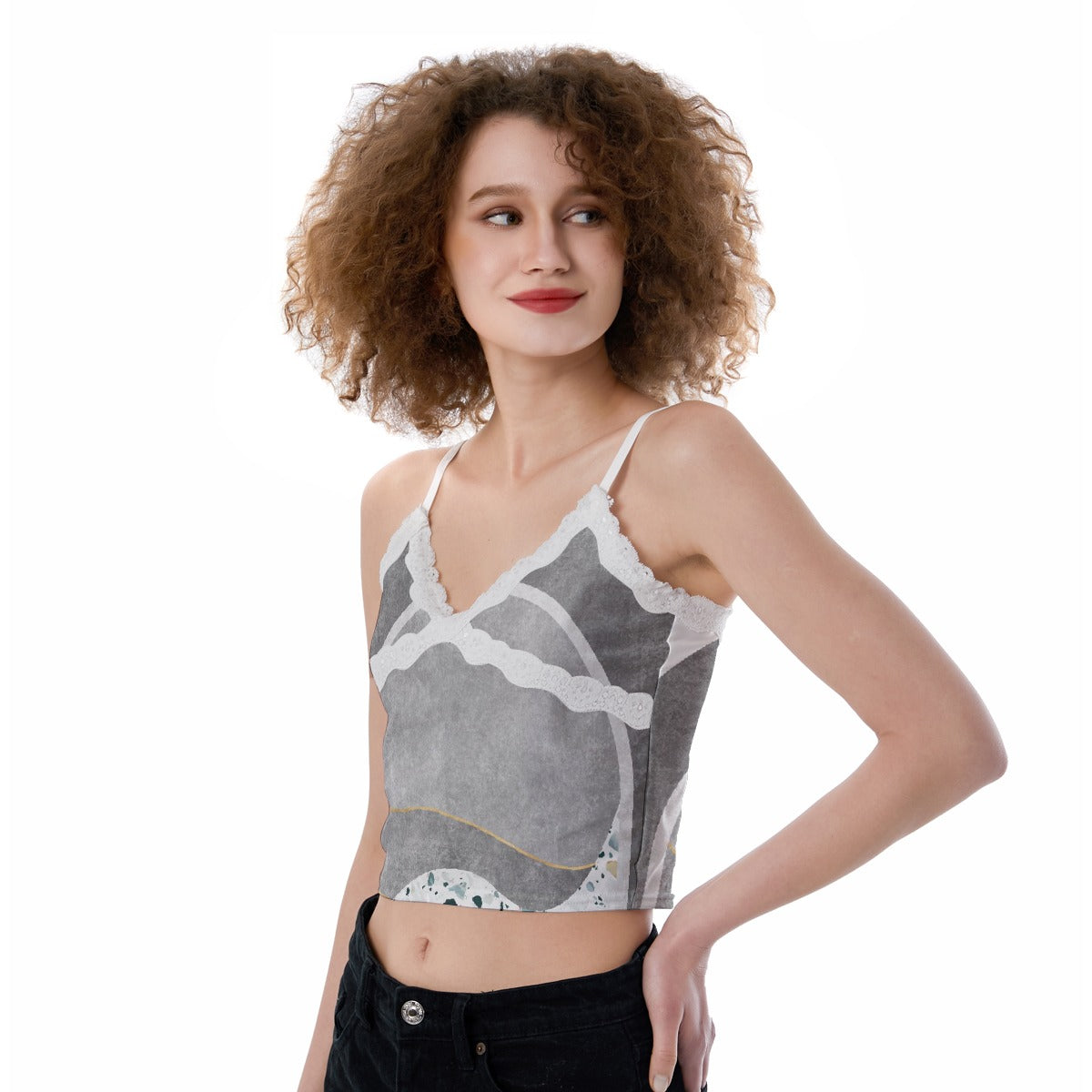 All-Over Print Women's Lace Camisole