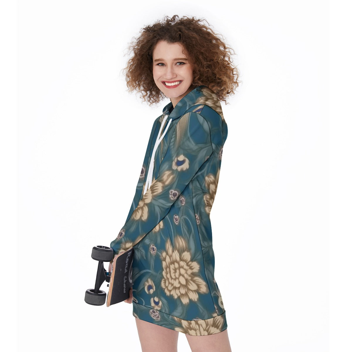 All-Over Print Women's Long Hoodie