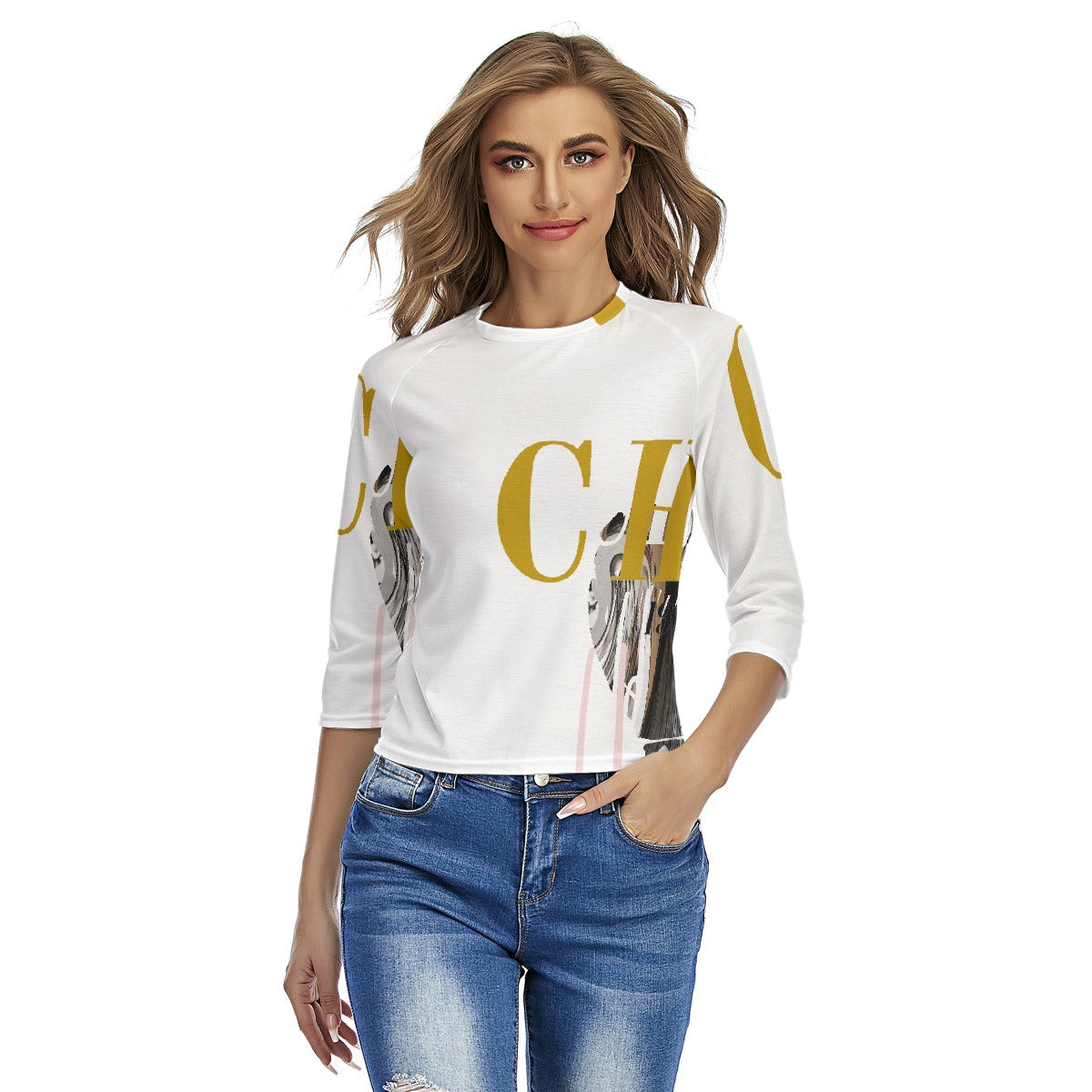 All-Over Print Women's Raglan Sleeves T-shirts