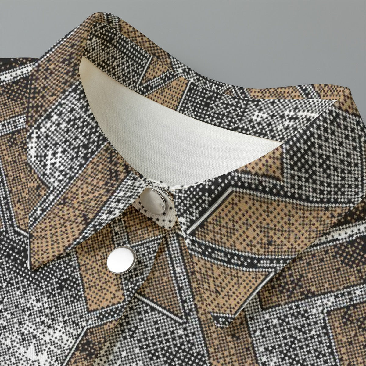All-Over Print Women's Cropped Jacket | 245GSM Cotton