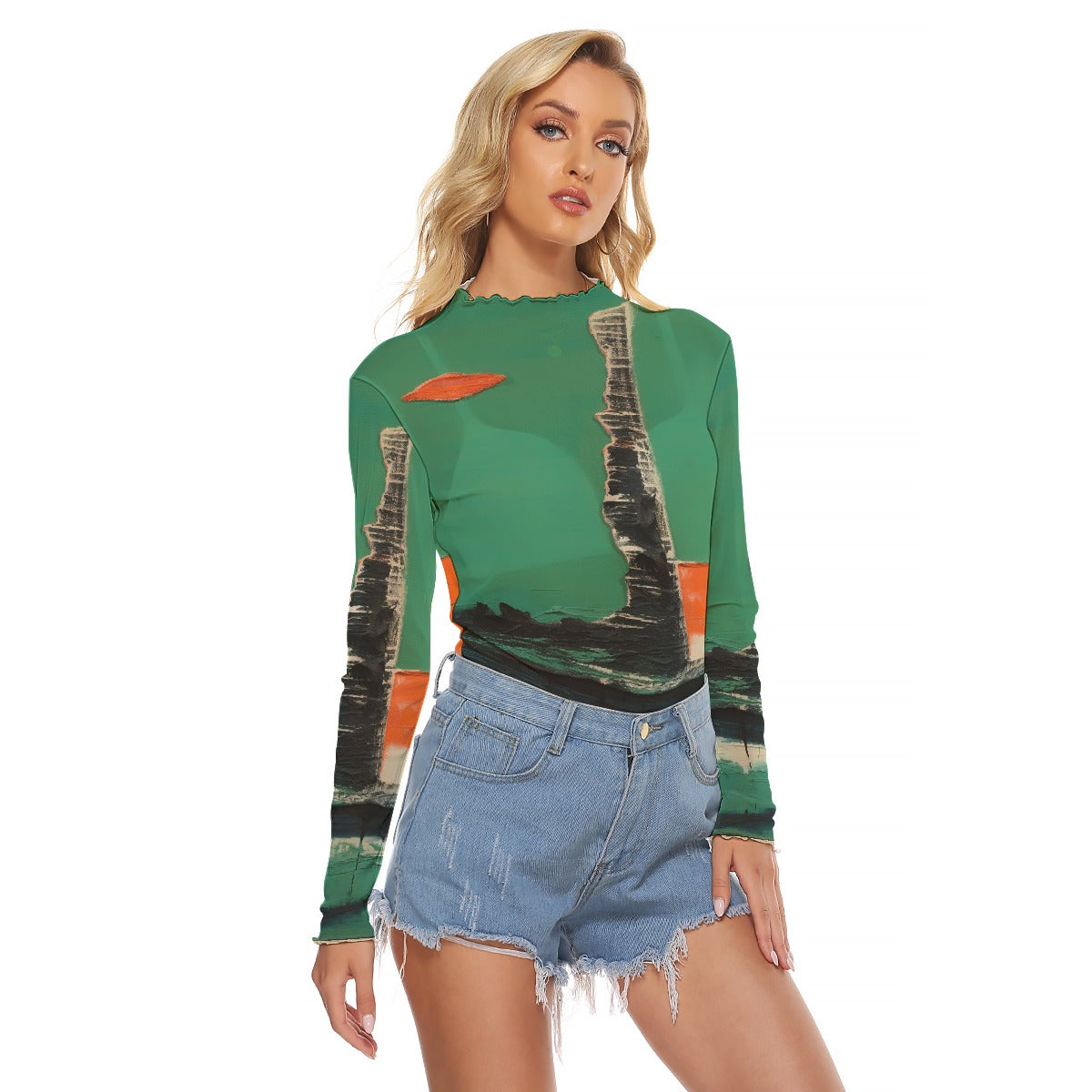 All-Over Print Women's Mesh T-shirt